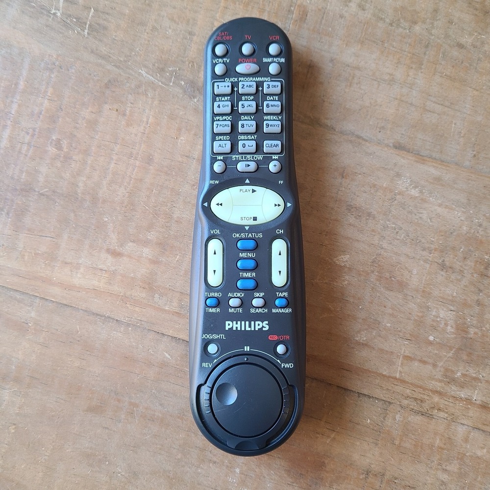 Philips LP20402-009D VCR‎ Remote Control Testes Working, no flaws